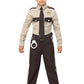 Kids Brown Sheriff Costume Boys, Child State Trooper Police Office Uniform Halloween Outfit Large