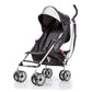 Summer Infant 3Dlite Convenience Stroller, Black - Lightweight Stroller With Aluminum Frame, Large Seat Area, Mesh Siding, 4 Pos