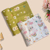 Tinitot Muslin Baby Swaddle Wrap, Bunny and Unicorn Print, 100% Cotton, 100x100 cm, Pack of 2, for Newborns 018 Months