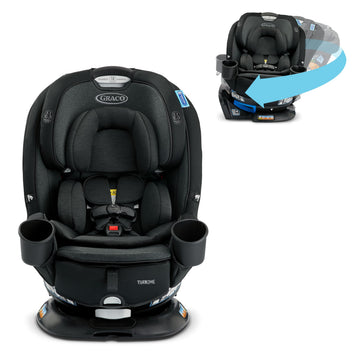 Graco Turn2Me 3-in-1 Convertible Car Seat, Rotating Seat feature, with Rear-Facing, Forward-Facing and Highback Booster options 