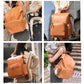 Holajia Faux Leather Diaper Bag Backpack With Waterproof Pockets,Stroller Buckle And Changing Pad - 35L Large Mommy Bag For Boy