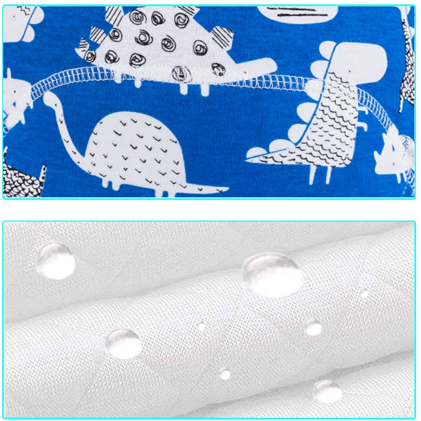 Potty Training Pants For Boys Girls, Learning Designs Training Underwear Pants (10 Packs, 2-4T, Blue)