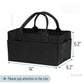Mr. Pen Baby Diaper Caddy - Black Car Diaper Organizer, Portable Baby Caddy For Nursery & Changing Table