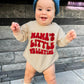 Eadrioss Newborn Baby Boy Girl Valentine Outfit - Mommy'S/Daddy'S Bubble Romper Sweatshirt - Infant Valentine Clothes (Apricot,
