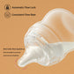 Yanyoyo Natural Glass Baby Bottle For Breastfeeding Babies, 5.4Oz Anti-Colic Baby Bottle With Natural Response Nipple(S), Clear,