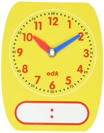 Didax Educational Resources Write-On Wipe-Off Clocks (5)