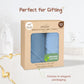 Infancie Organic Cotton Muslin Baby Hooded Towels - 32X32 Inch, 2 Pack Newborn Bath Towels For Boys & Girls, Soft & Absorbent Ba