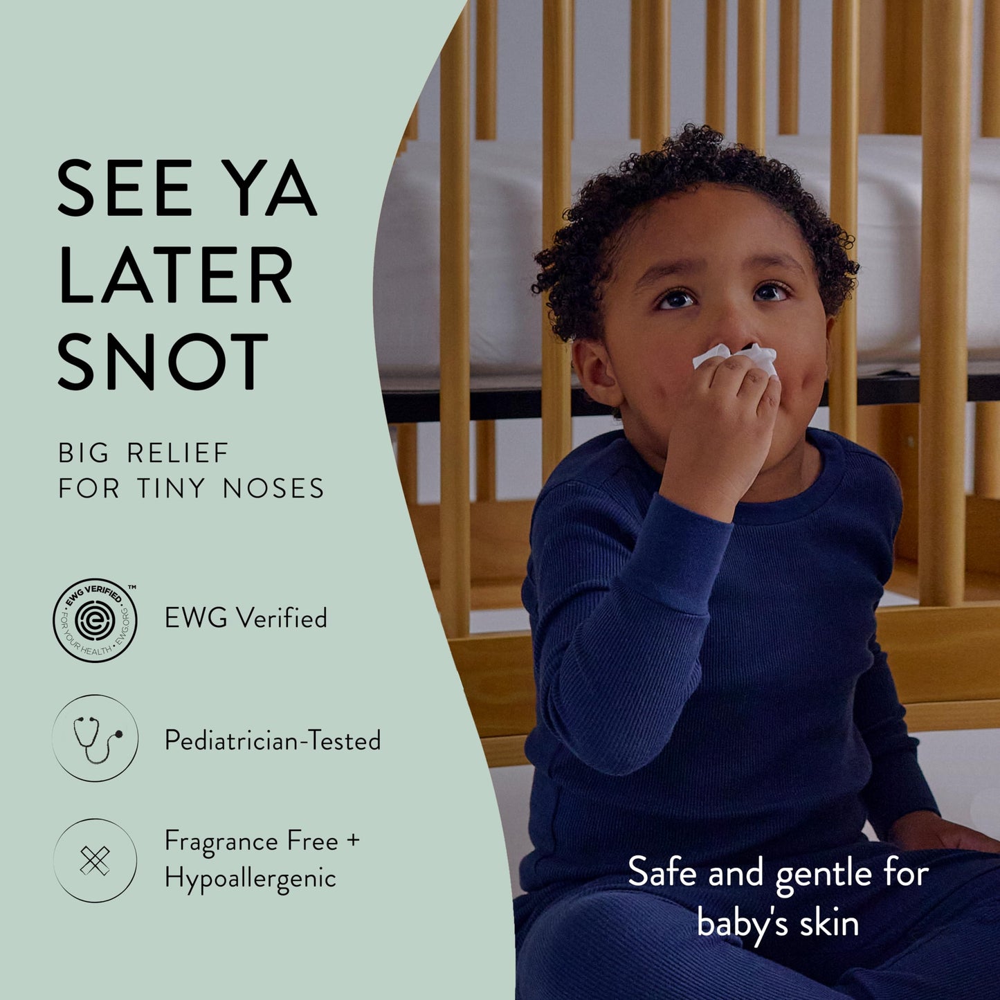 The Honest Company Plant-Based Snot Removing Wipes | Soothing Nose + Face Wipes With Aloe | Hypoallergenic For Sensitive Skin, E