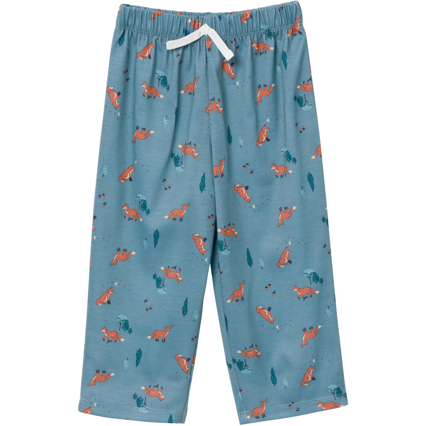 Gerber Baby Boy'S 2-Piece Pajama Set (Long-Sleeve Cotton Top & Loose Fitting Flame Reistant Bottom), Fox