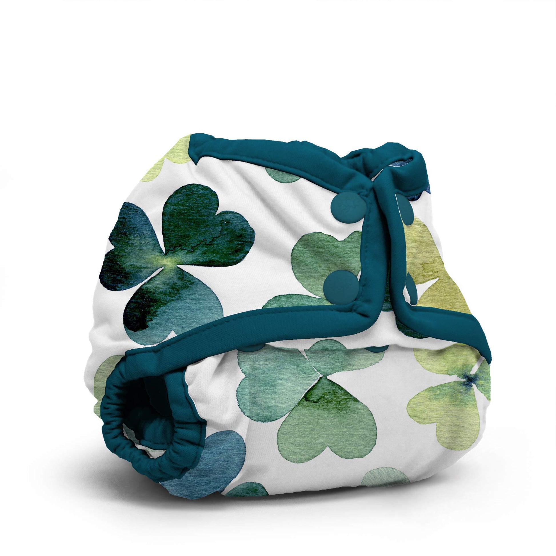 Kanga Care Rumparooz Double Leg Gusset Reusable Cloth Diaper Cover Newborn Snap | Clover 4-15 lbs