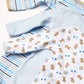 Luvable Friends Unisex Baby Cotton Gowns, Blue, Preemie-Newborn
