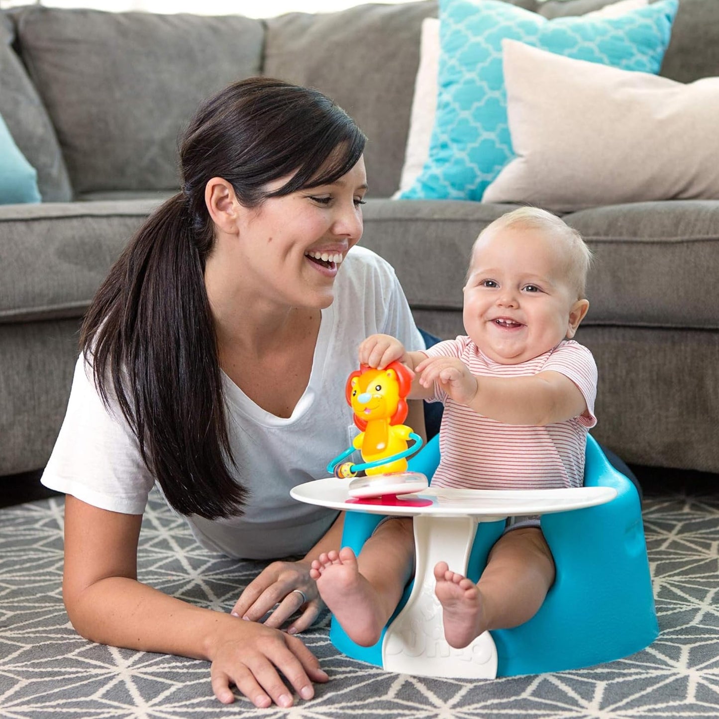 Bumbo Seat Tray Attachment, Baby Infant Child Toddler Floor Seat Eating Tray Activity Play Top Accessory For Boys And Girls 3 To