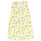 Hudson Baby Unisex Baby Cotton Sleeveless Wearable Sleeping Bag, Sack, Blanket, Lemon, 0-6 Months