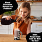 Hog Wild Moo Mixer Supreme Chocolate Milk Mixer Mug - 16 Oz Cup + No Spill Sip Lid & Easy To Clean Detachable Base - Automatical