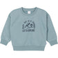 Gerber Baby Boys Toddler 2-Piece Fleece Sweatshirt And Jogger Set, Medium Blue, 5T