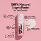 Poppy & Pout All Natural Vegan Lip Balm | Birthday Confetti Cake | Cardboard Tube, Moisturizing, Cruelty Free, Made In Usa (Pink