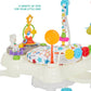 Dream On Me Zany 2-In-1 Baby Activity Center And Bouncer In Star Print, Sturdy And Strong Frame, 3 Height Positions, 360 Rotatin