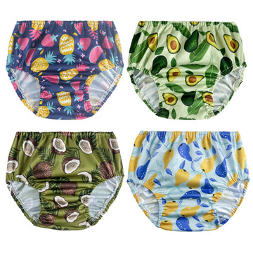 Smulpooti Reusable Rubber Pants For Babies Plastic Underwear Covers For Potty Training Cute Plastic Diaper Cover Rubber Pants Fo