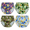 Smulpooti Reusable Rubber Training Pants For Toddlers Plastic Pants Cute Plastic Underwear Covers For Potty Training Waterproof