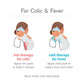 Munchkin Theraburpee 2 Pack Premium Hot & Cold Gel Pack For Use With Colic & Fever Rescue Kit, Fabric-Covered, Reusable, Gray