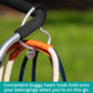 BUGGY HEART HOOK by BUGGYGEAR - The Perfect Way to Carry Your Baby Diaper Bag - Use Buggy Gear Heart Hook on Your Stroller Handl