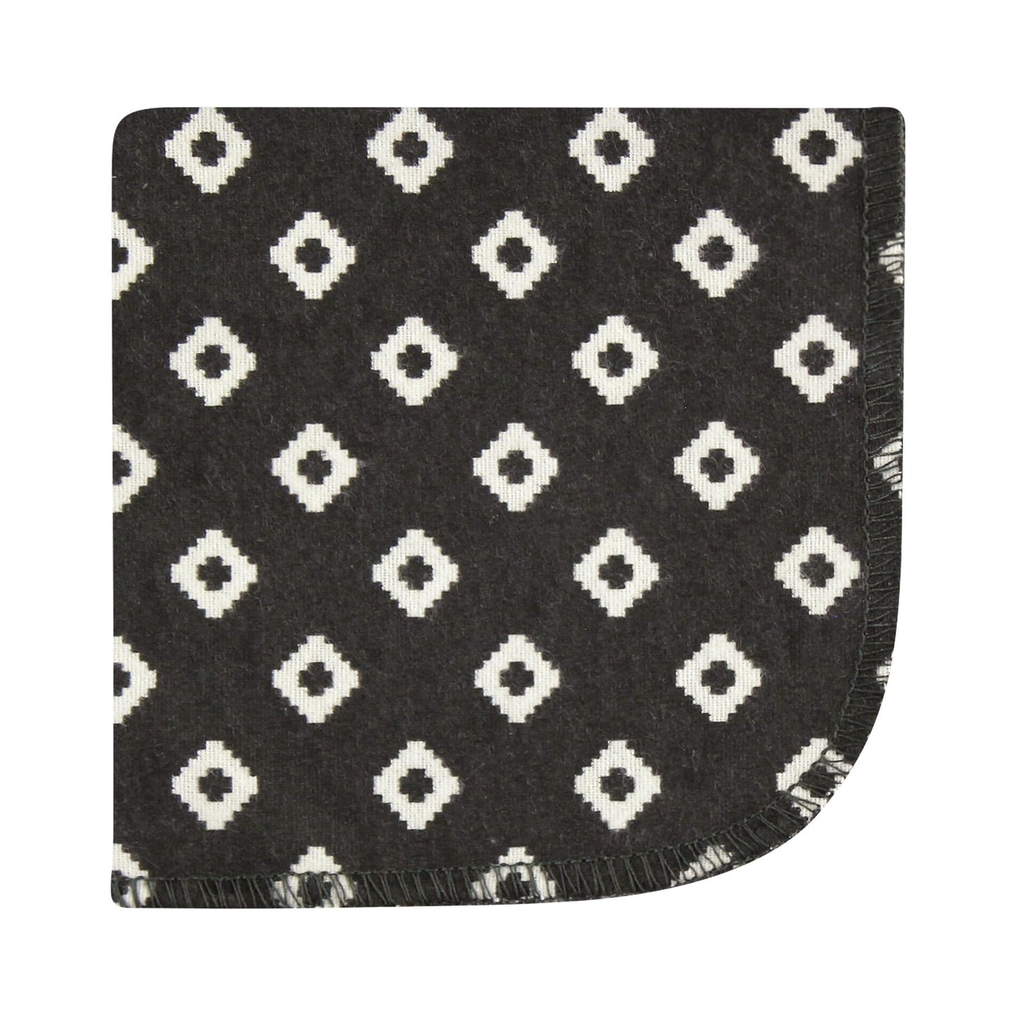 Hudson Baby Unisex Baby Flannel Cotton Washcloths, Wild Buffalo 10 Pack, One Size