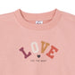 Gerber Baby Girls Toddler 2-Piece Fleece Sweatshirt And Jogger Set, Peach, 18 Months