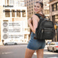 Loradi Small Diaper Backpack With Stroller Buckle, Insulated Pockets And Water-Proof Pocket (Beige)
