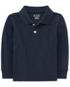 The Children'S Place Baby Boys And Toddler Boys Long Sleeve Pique Polo, Nautico, 6-9 Months