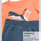 Puma Toddler Boys' Pant Set - 2 Piece Short Sleeve T-Shirt And Active Performance Fleece Joggers For Toddler Boys (18M-5T), Size