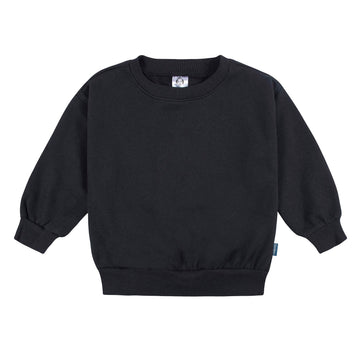 Gerber Baby Boys Toddler 2-Piece Fleece Sweatshirt And Jogger Set, Black Solid, 5T