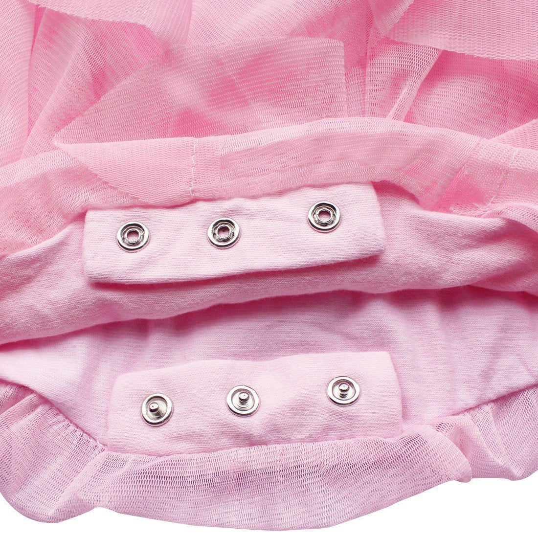 Wzsygdtc 0-24 Months Baby Party Dress Infant Girls One-Piece Romper Jumpsuit (Pink, 12-18 Months)