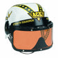Aeromax Jr. Armed Forces Pilot Helmet With Tinted, Movable Visor White, Fits Ages 3-12
