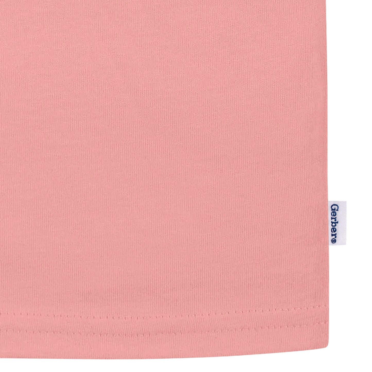 Gerber Baby Toddler 5-Pack Solid Short Sleeve T-Shirts Jersey 160 Gsm, Mauve Pink, 2T