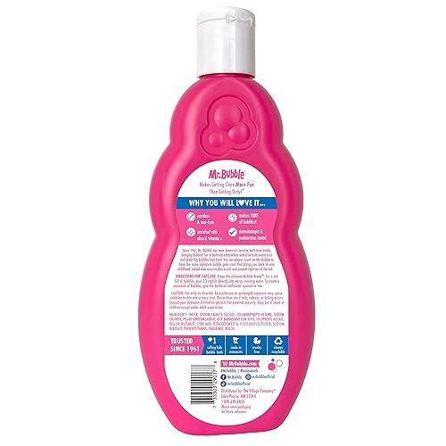 Mr. Bubble Original Bubble Bath - Great for Your Baby, Kids, and Adults - Hypoallergenic, Tear Free Bubble Bath Solution (2 Bott