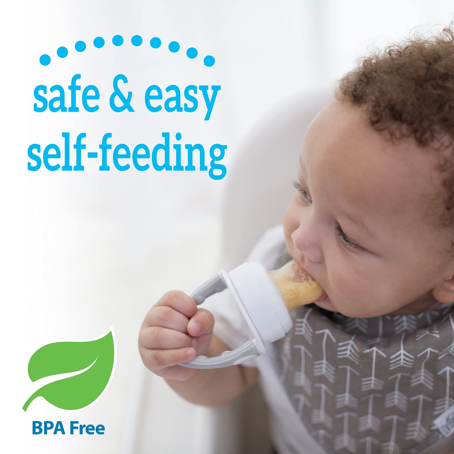 Dr. Brown'S Designed To Nourish, Fresh Firsts Silicone Feeder, Grey, One Size