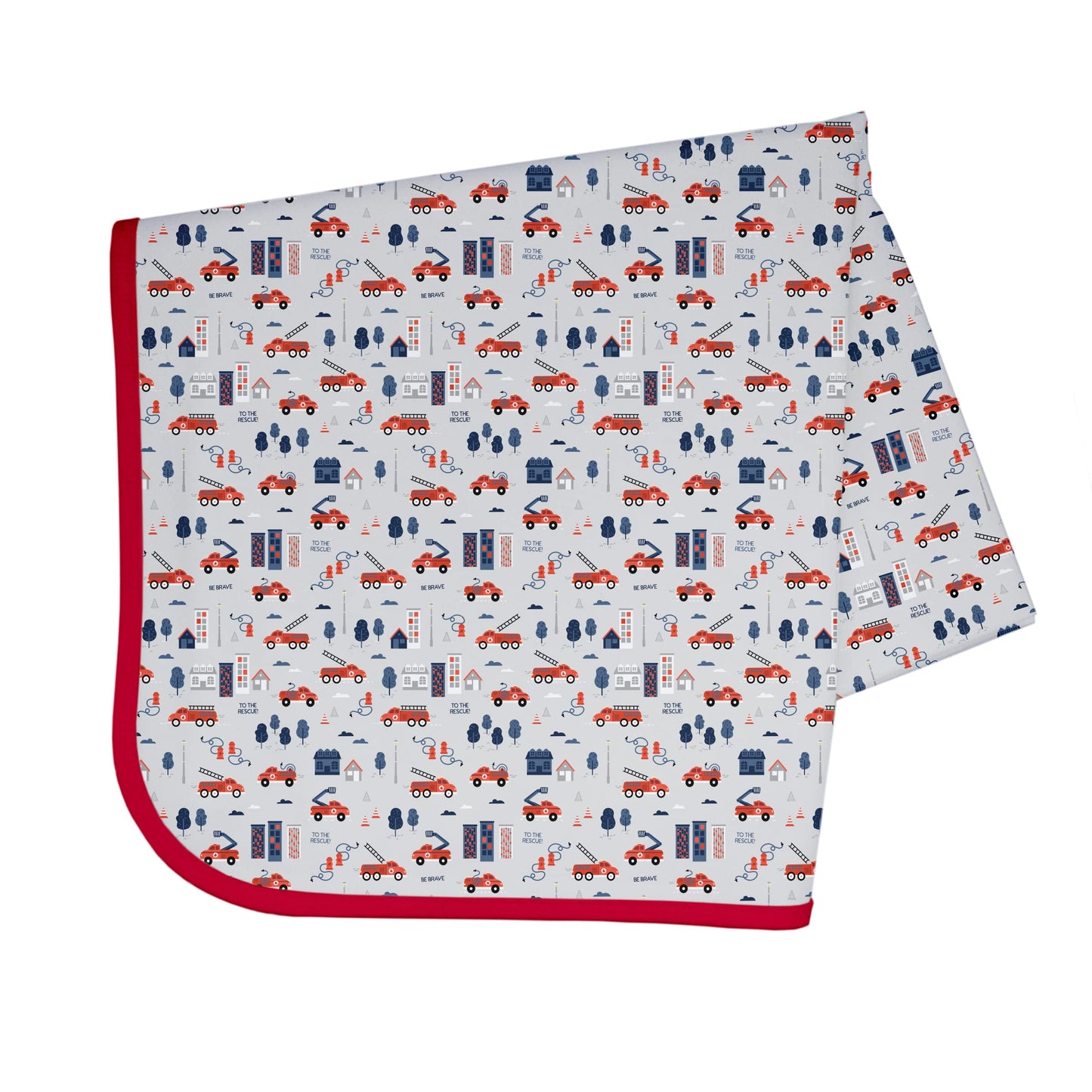 Bapronbaby Be Brave Firefighter Splash Mat - Waterproof Catch-All For Under High Chairs, Floors, Tables, Playtime Or Arts & Craf