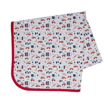 Bapronbaby Be Brave Firefighter Splash Mat - Waterproof Catch-All For Under High Chairs, Floors, Tables, Playtime Or Arts & Craf