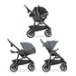 Chicco Corso Primo Cleartex Travel System - Aspen | Black