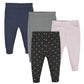 Gerber Baby Girls Toddler Multi-Pack Premium Pants Leggings, Hearts, Newborn