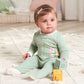 Gerber Baby Girls 4 Pack Sleep 'N Play Footie Golden Floral Newborn