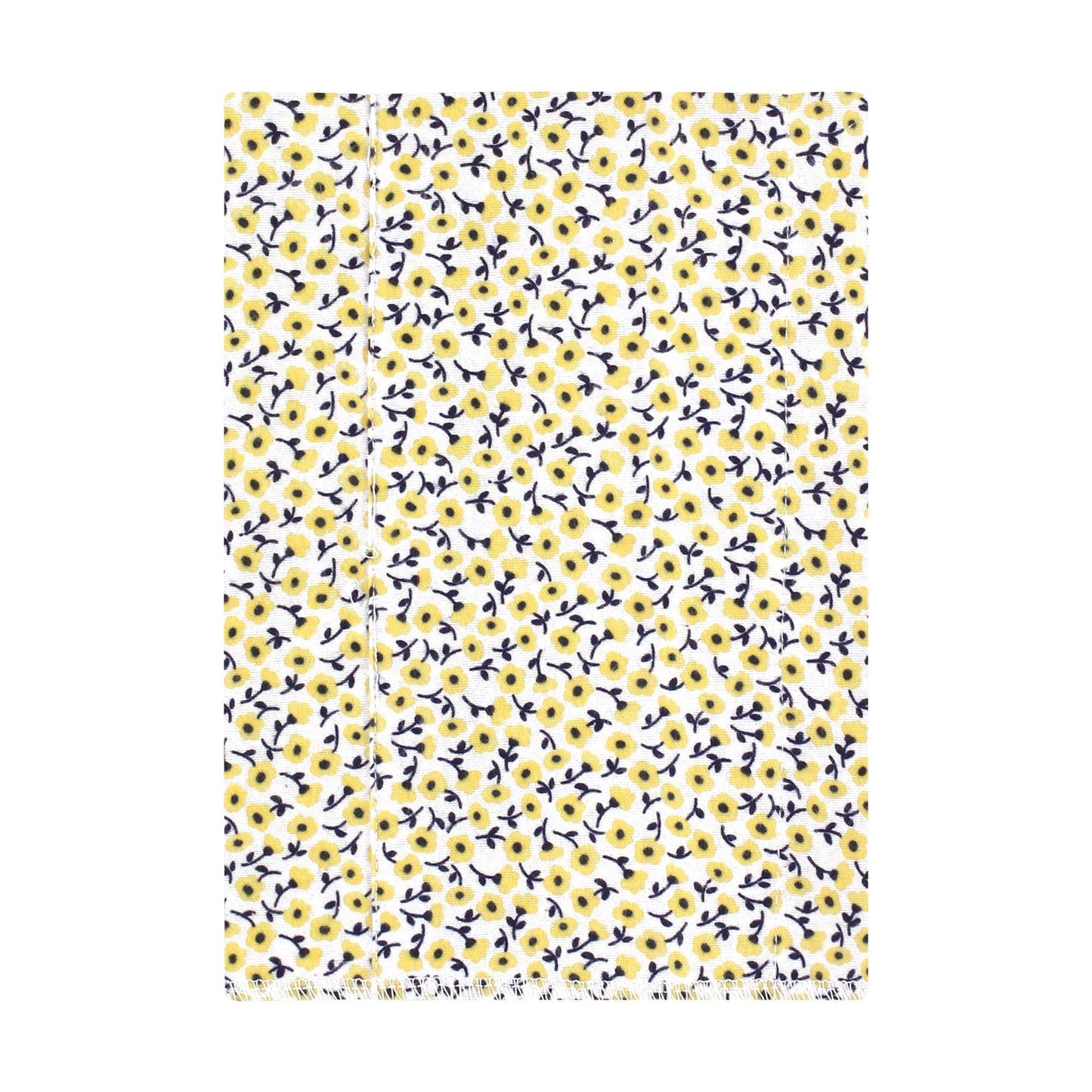 Hudson Baby Unisex Baby Cotton Flannel Burp Cloths, Blush Navy Floral 4-Pack, One Size