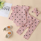 Fullfamous Infant Baby Girl Clothes Outfits,Fall Romper Christmas Clothing Set 0-3 Months Pink Heart
