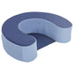 Factory Direct Partners 10423-Nvpb Softscape Sit And Support Ring For Babies And Infants, Cushioned Foam Floor Seat With Non-Sli