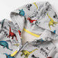 Leexiang Toddler Boys Full Zip Dinosaur Hoodies Comfortable Sweatshirt (Dinosaur, 4-5T)