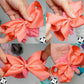C  Llot 16 Colors Baby Bow Wide Turban Headbands Girls Big 6 Inches Hair Bows Head Wraps Newborn Infants Toddlers Hairbands