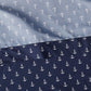 Amazon Basics Kid'S Soft Easy-Wash Lightweight Microfiber 3-Piece Sheet Set, Toddler, Navy, White Anchors