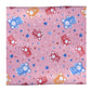 Pookie Plastic Sheet | Rubber Sheet For Babies | Bed Wetting Protector | 012 Months | 90 X 90 Cm (Pink Starbear)