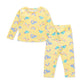 Jus Cubs Girls Jersey Toddlers All Over Print Nightwear  Yellow (Pack of 1)