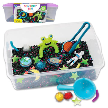 Creativity for Kids Sensory Bin: Outer Space Toys - Preschool and Toddler Sensory Toys, Kids Gifts for Boys and Girls Ages 3-5+,